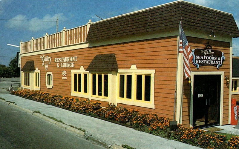 The Galley - Vintage Postcard (newer photo)